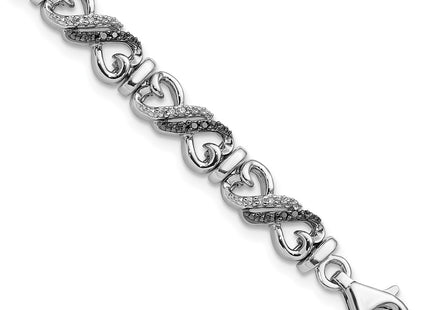 Sterling Silver Bracelets Style QDX1215 - Classique Jewelry Inc.