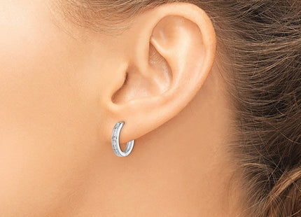 Sterling silver earrings, another view