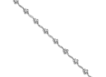 Sterling Silver Bracelets Style QDX1248 - Classique Jewelry Inc.