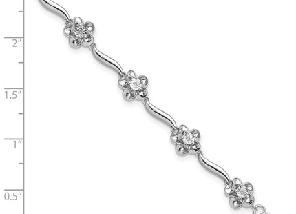 Sterling Silver Bracelets Style QDX1248 - Classique Jewelry Inc.