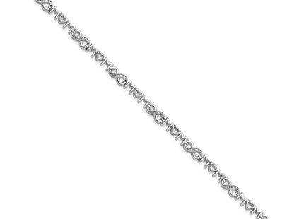 Sterling Silver Bracelets Style QDX1251 - Classique Jewelry Inc.
