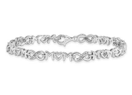 Sterling Silver Bracelets Style QDX1251 - Classique Jewelry Inc.