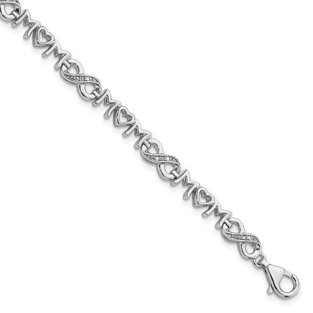 Sterling Silver Bracelets Style QDX1251 - Classique Jewelry Inc.