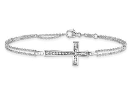 Sterling Silver Bracelets Style QDX1253 - Classique Jewelry Inc.