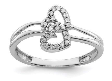 Sterling silver heart ring