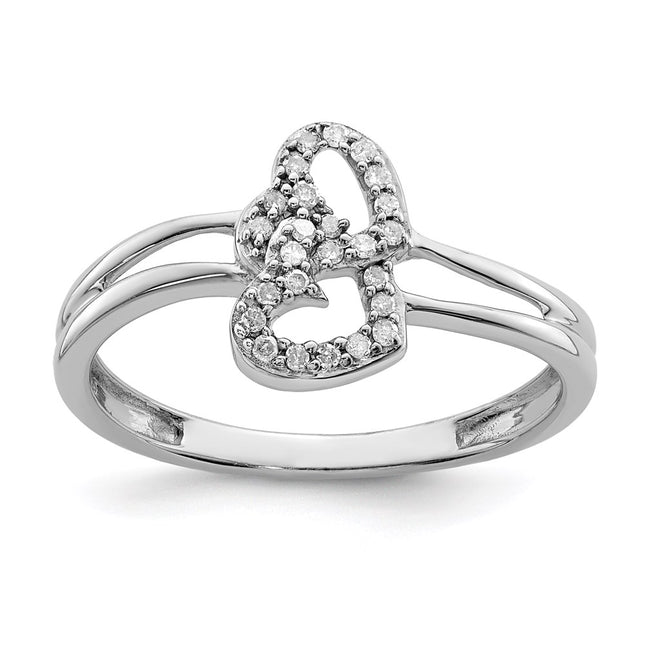 Sterling silver heart ring