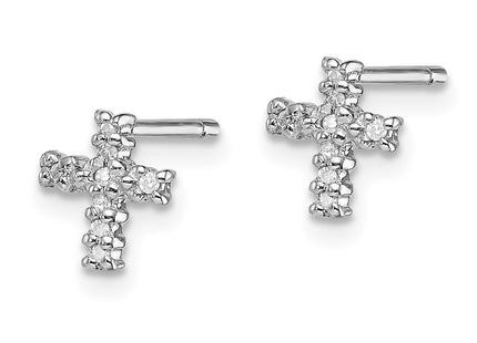 Sterling Silver Earrings Style QDX163 - Classique Jewelry Inc.