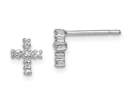 Sterling Silver Earrings Style QDX163 - Classique Jewelry Inc.