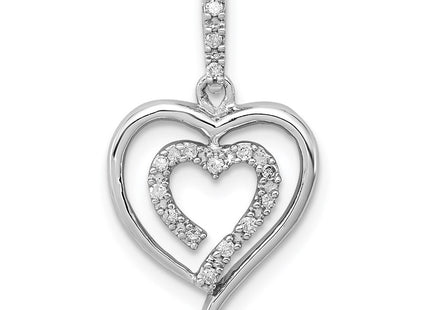 Sterling silver heart pendant
