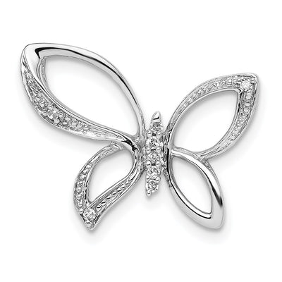 Sterling silver butterfly pendant