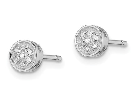 Sterling Silver Earrings Style QDX286 - Classique Jewelry Inc.