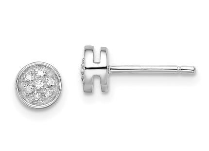 Sterling Silver Earrings Style QDX286 - Classique Jewelry Inc.