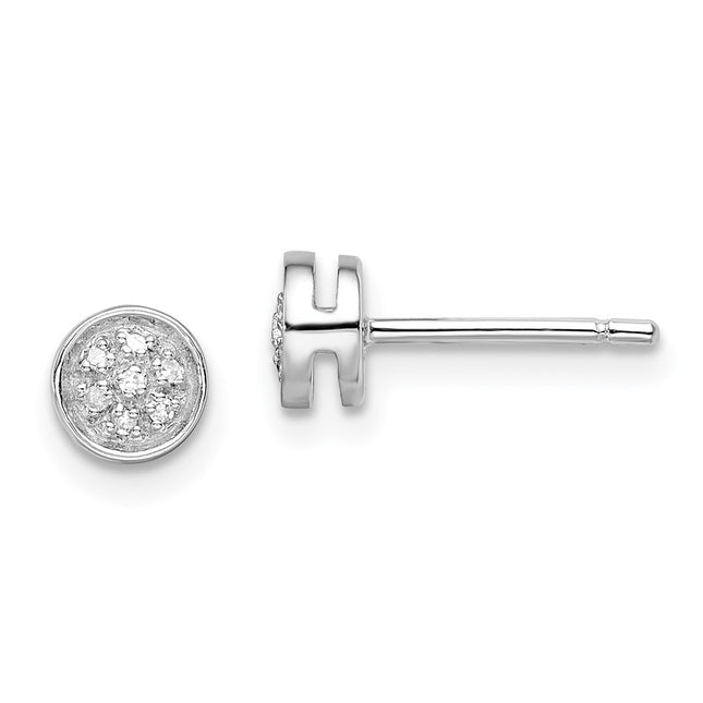 Sterling Silver Earrings Style QDX286 - Classique Jewelry Inc.