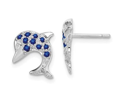 Sterling Silver Earrings Style QDX308 - Classique Jewelry Inc.