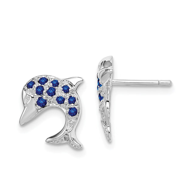 Sterling Silver Earrings Style QDX308 - Classique Jewelry Inc.
