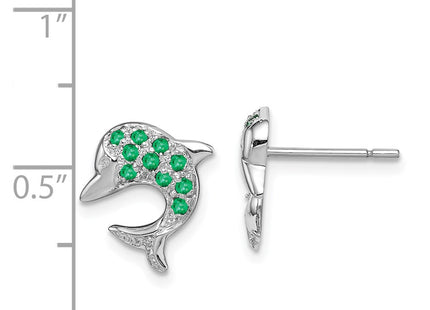 Sterling Silver Earrings Style QDX309 - Classique Jewelry Inc.