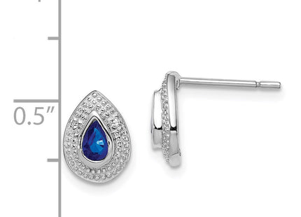 Sterling Silver Earrings Style QDX323 - Classique Jewelry Inc.