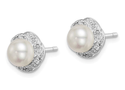 Sterling Silver Earrings Style QDX324 - Classique Jewelry Inc.