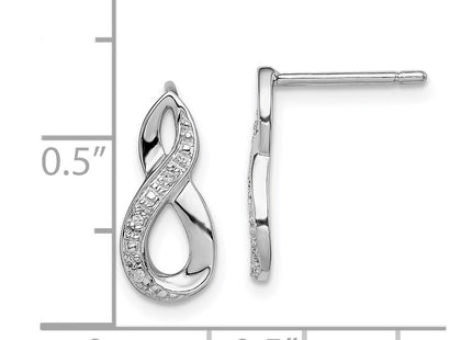Sterling Silver Earrings Style QDX338 - Classique Jewelry Inc.