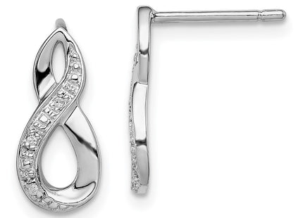 Sterling Silver Earrings Style QDX338 - Classique Jewelry Inc.