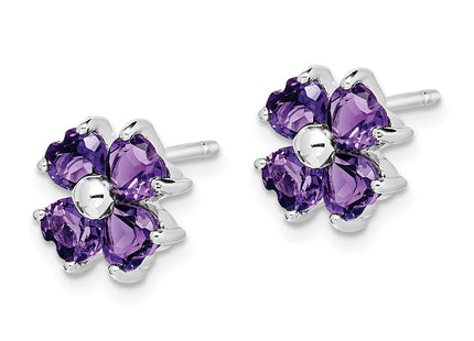 Sterling Silver Earrings Style QDX367 - Classique Jewelry Inc.