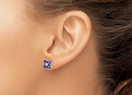 Sterling Silver Earrings Style QDX367 - Classique Jewelry Inc.