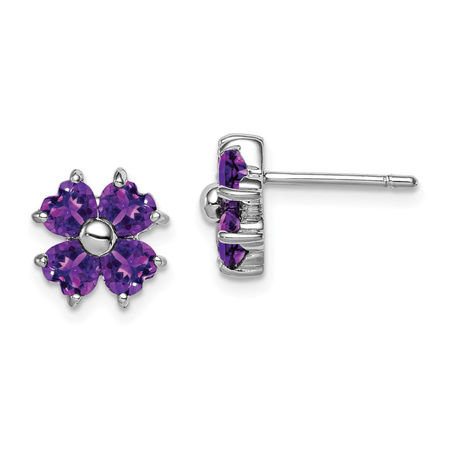 Sterling Silver Earrings Style QDX367 - Classique Jewelry Inc.