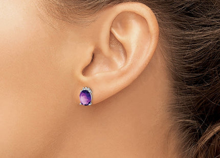 Sterling Silver Earrings Style QDX368 - Classique Jewelry Inc.