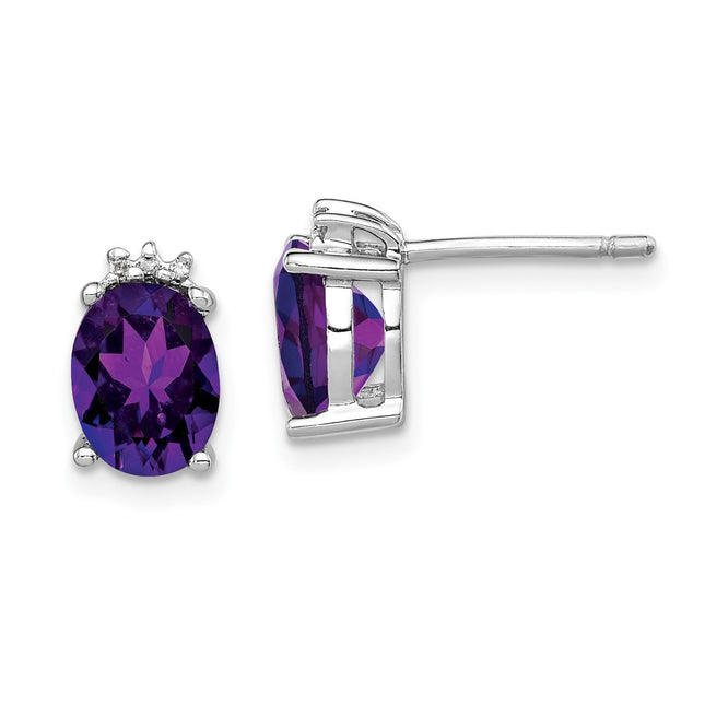Sterling Silver Earrings Style QDX368 - Classique Jewelry Inc.