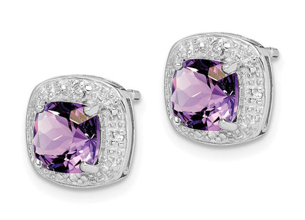 Sterling Silver Earrings Style QDX379 - Classique Jewelry Inc.