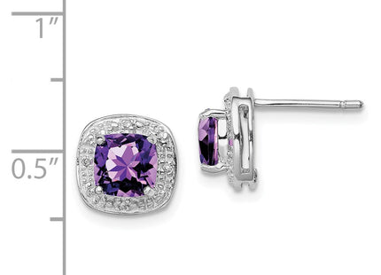 Sterling Silver Earrings Style QDX379 - Classique Jewelry Inc.