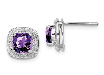 Sterling Silver Earrings Style QDX379 - Classique Jewelry Inc.
