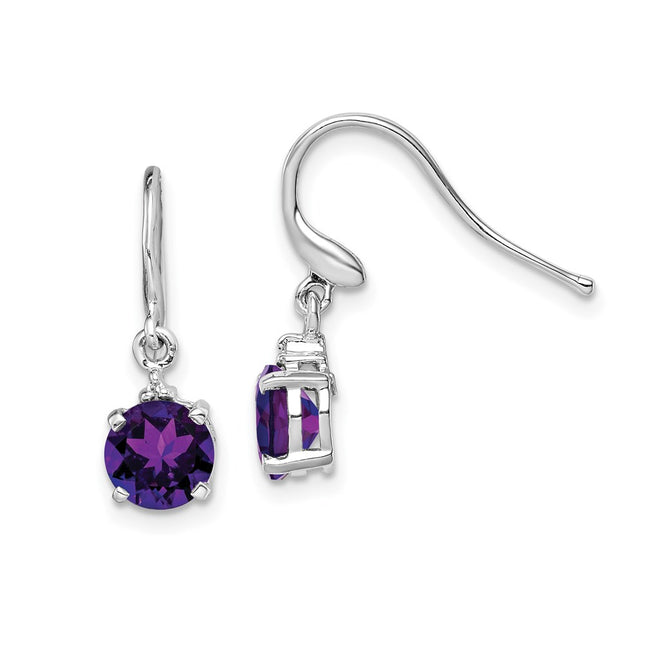 Sterling Silver Earrings Style QDX387 - Classique Jewelry Inc.