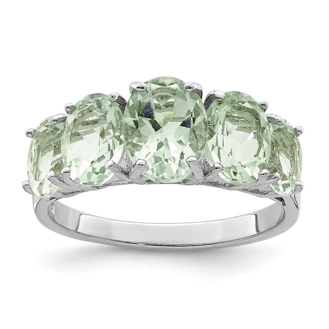Sterling silver quartz ring