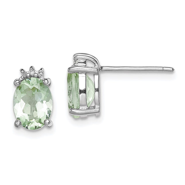 Sterling Silver Earrings Style QDX467 - Classique Jewelry Inc.