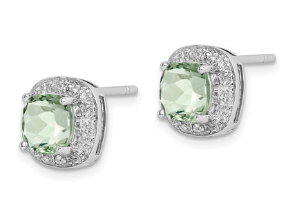 Sterling Silver Earrings Style QDX481 - Classique Jewelry Inc.