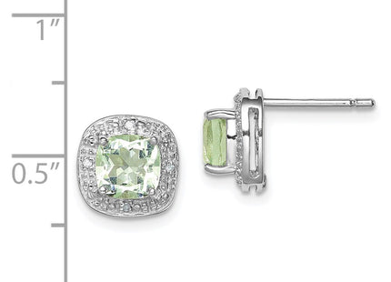 Sterling Silver Earrings Style QDX481 - Classique Jewelry Inc.