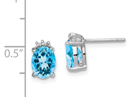 Sterling Silver Earrings Style QDX507 - Classique Jewelry Inc.
