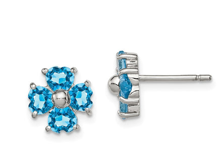 Sterling Silver Earrings Style QDX511 - Classique Jewelry Inc.