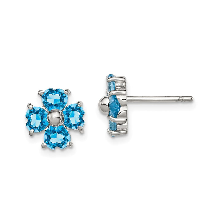 Sterling Silver Earrings Style QDX511 - Classique Jewelry Inc.