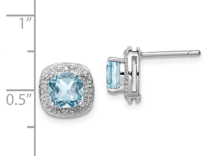 Sterling Silver Earrings Style QDX521 - Classique Jewelry Inc.