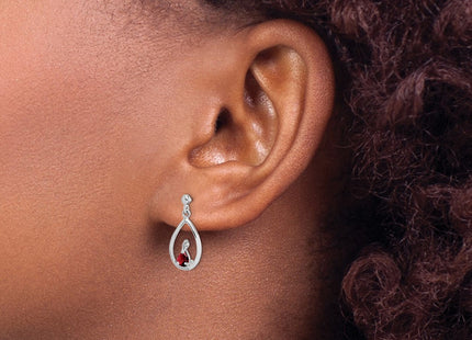 Sterling Silver Earrings Style QDX631 - Classique Jewelry Inc.