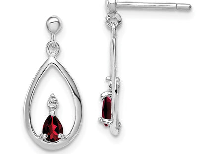 Sterling Silver Earrings Style QDX631 - Classique Jewelry Inc.