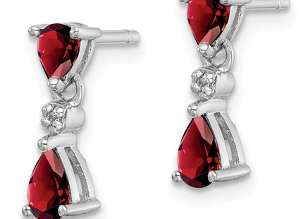 Sterling Silver Earrings Style QDX632 - Classique Jewelry Inc.
