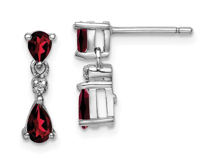 Sterling Silver Earrings Style QDX632 - Classique Jewelry Inc.