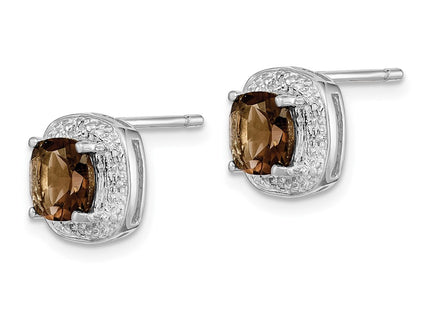 Sterling Silver Earrings Style QDX667 - Classique Jewelry Inc.