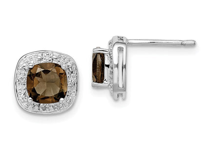 Sterling Silver Earrings Style QDX667 - Classique Jewelry Inc.