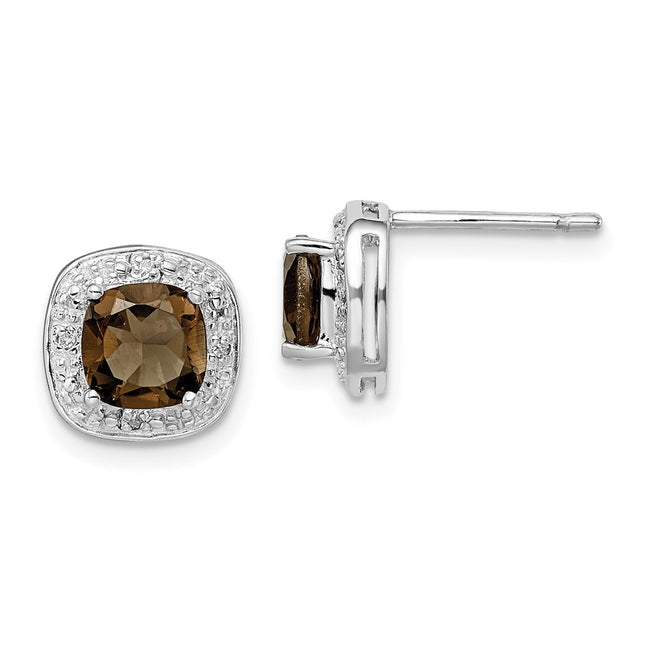 Sterling Silver Earrings Style QDX667 - Classique Jewelry Inc.