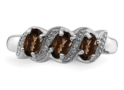 Sterling silver diamond ring, additional view