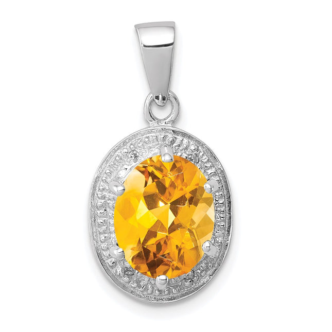 Sterling Silver Pendants Style QDX741 - Classique Jewelry Inc.